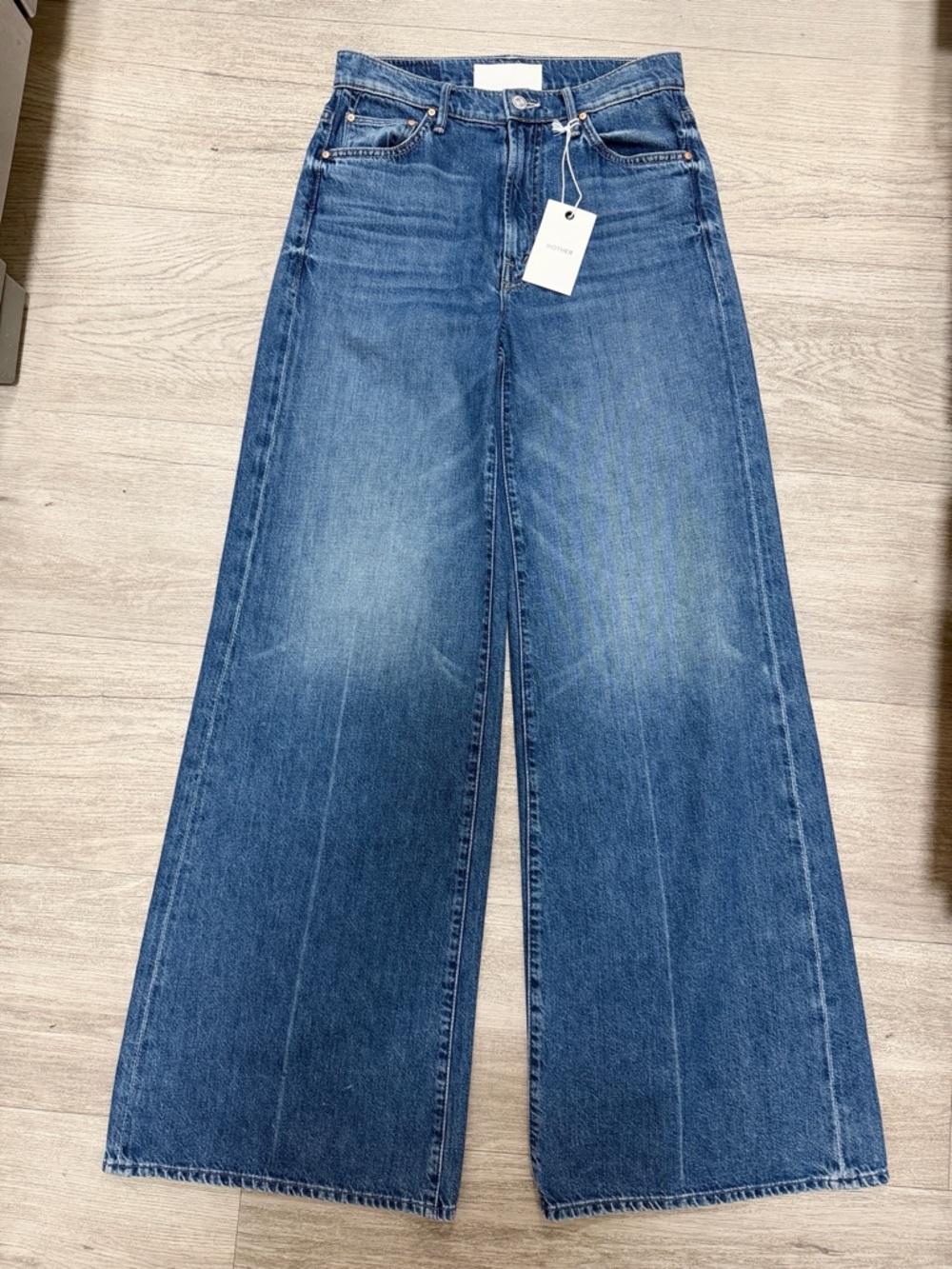 Mother the undercover sneaks High-Rise Wide Leg Jeans